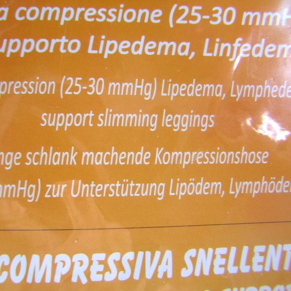 CzSalus XL Flat Knit Compression Leggings 25-30 mmHg - Picture 10 of 11